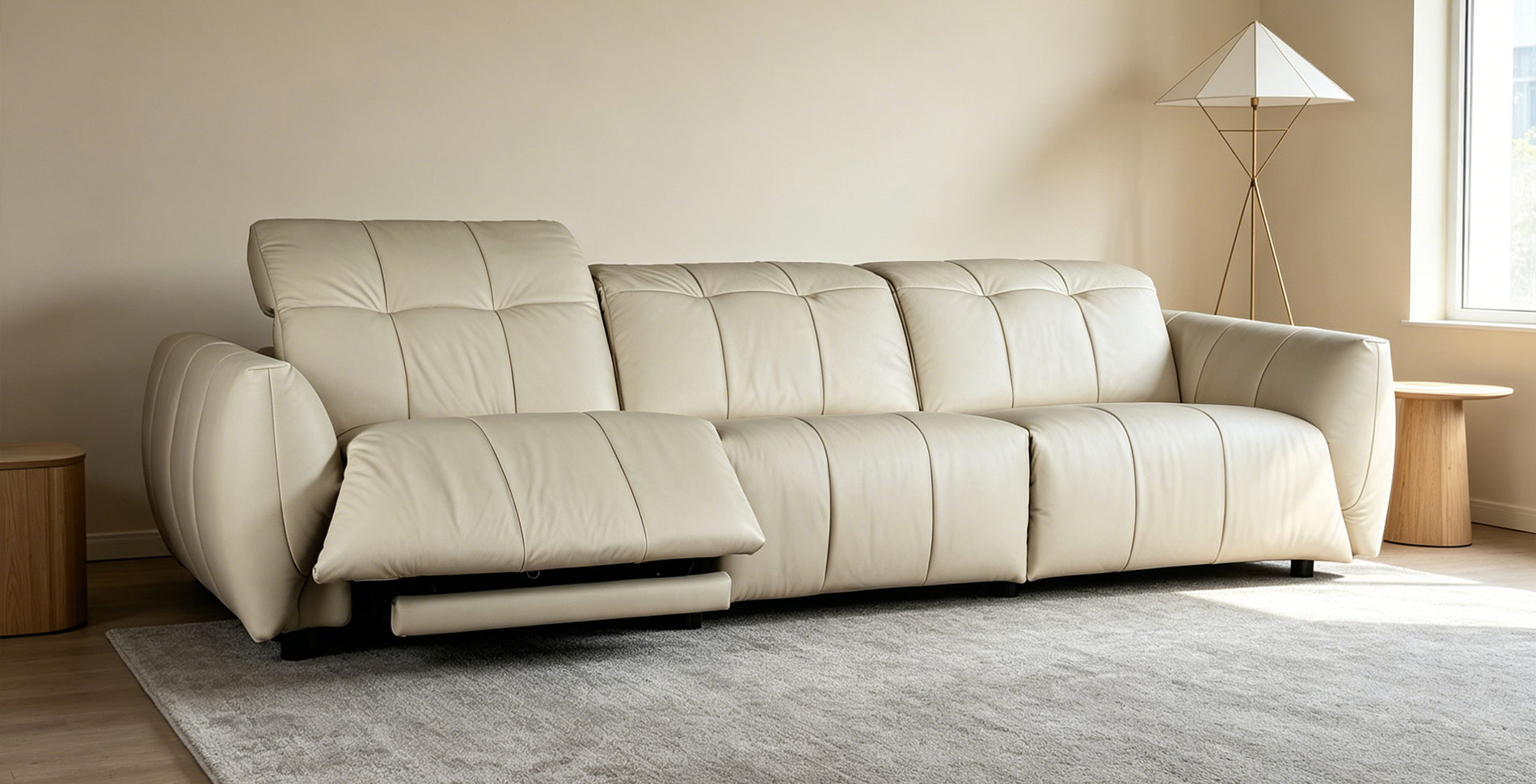 SOFA DA THẬT LINEA FUTURE FE40
