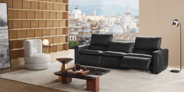 SOFA DA THẬT OSSIDIANA FE52
