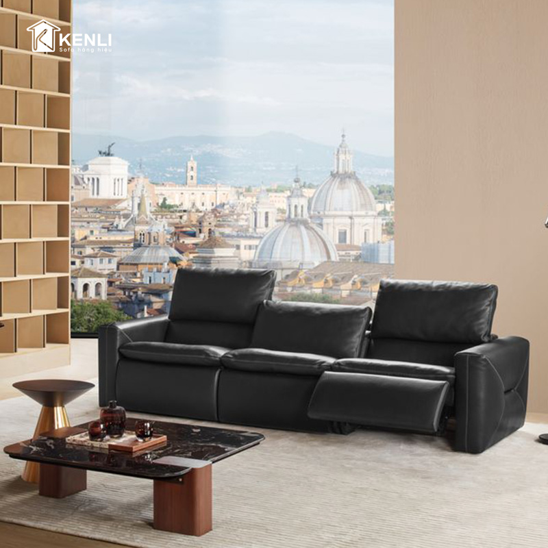 SOFA DA THẬT OSSIDIANA FE523