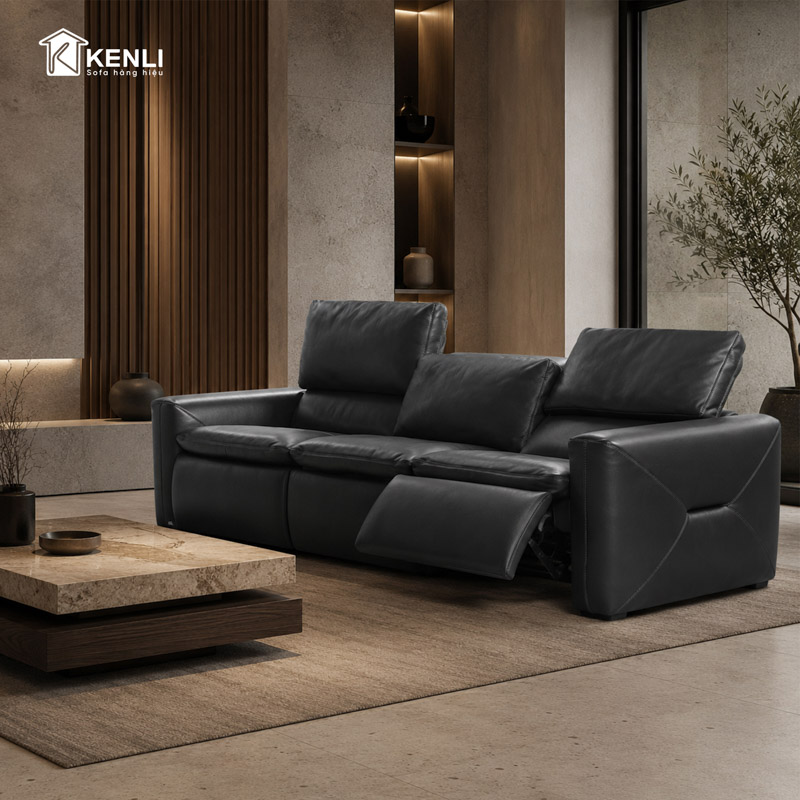 SOFA DA THẬT OSSIDIANA FE524