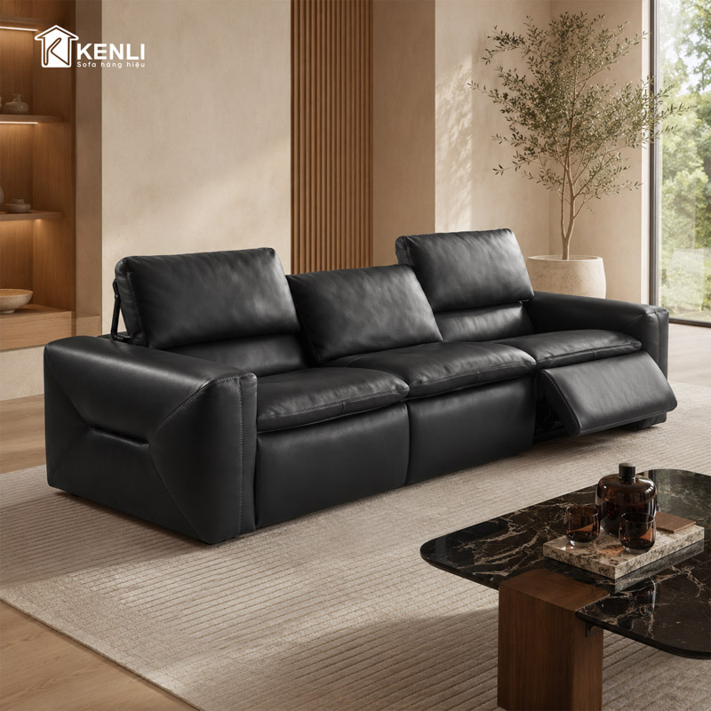 SOFA DA THẬT OSSIDIANA FE525